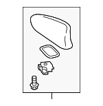 8607753010A1 - Electrical: Cover for Lexus: GS F, GS Turbo, GS200t, GS300, GS350, GS450h, IS200t, IS250, IS300, IS350, LS460, LS500, LS500h, LS600h, RC F, RC200t, RC300, RC350 Image