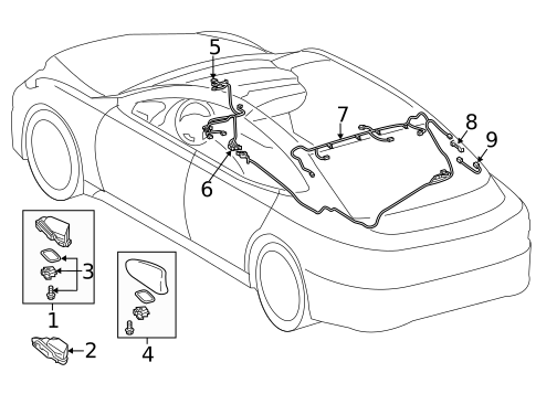 Antenna & Radio for 2018 Lexus LS500 #0