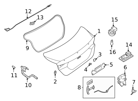 Trunk for 2024 Nissan Sentra #0
