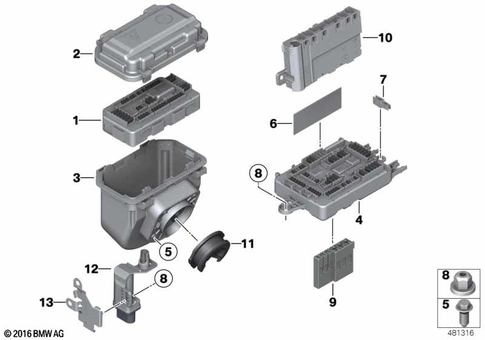 Single Components for Fuse Housing for 2017 BMW M4 #0