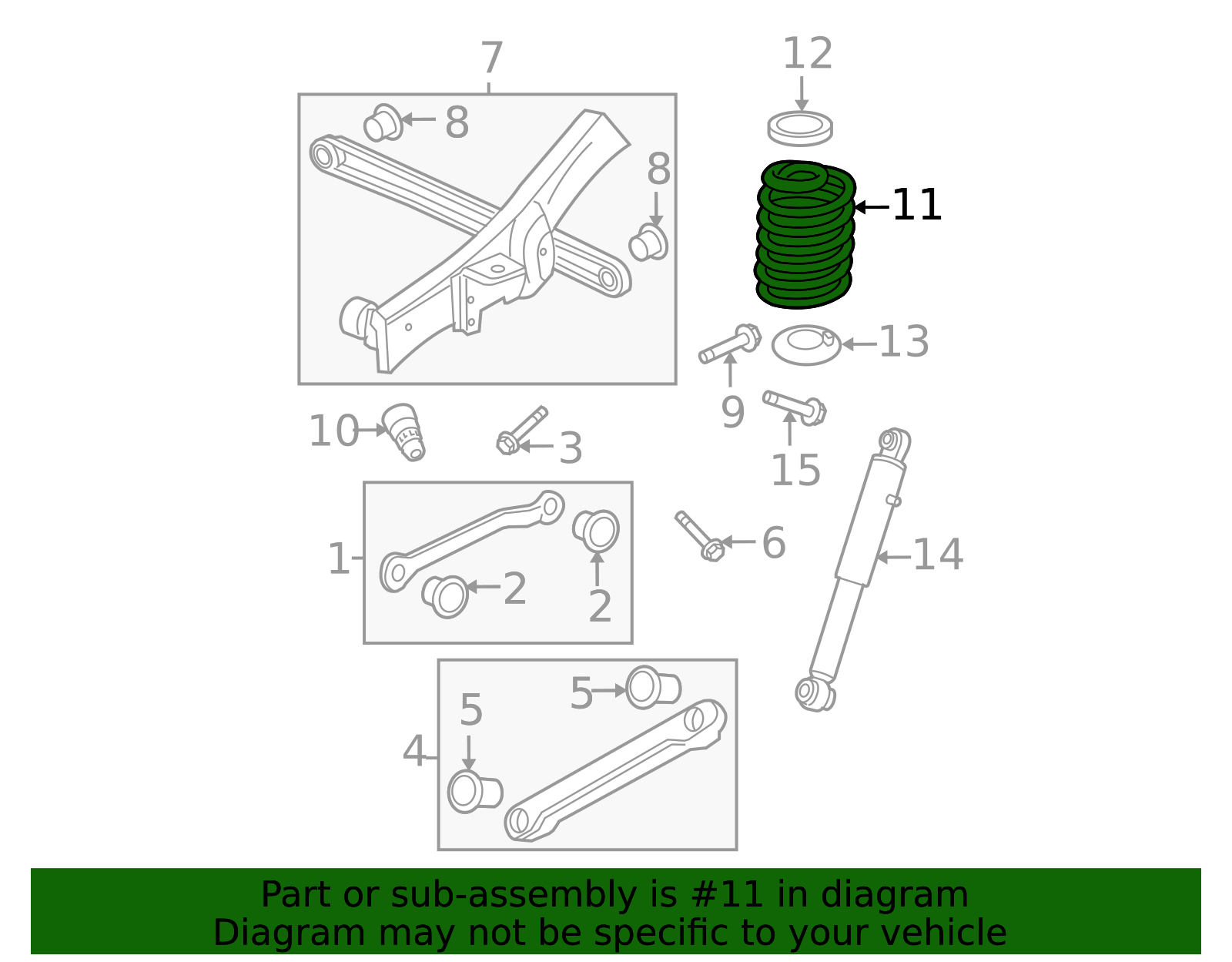 2007-2014 GM Rear Coil Spring 25783732 | OEM Parts Online
