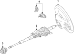 2134600716 - Steering: Steering Column for Mercedes-Benz Image
