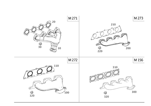 Exhaust Manifold for 2011 Mercedes-Benz E63 AMG #0