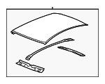 89025207 - Body: Roof Panel for Chevrolet: Impala, Impala Limited Image