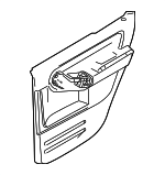 8L9Z7827407BB - Body: Door Trim Panel for Ford Image