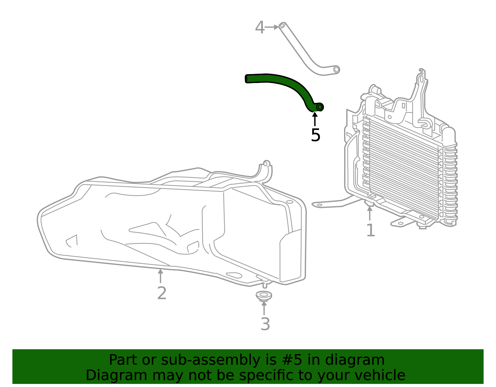 25214-RWC-007 - 2014-2015 Honda Accord - Hose (305MM) (Atf) | All ...