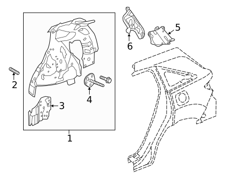 Inner Structure for 2015 Acura RDX #0
