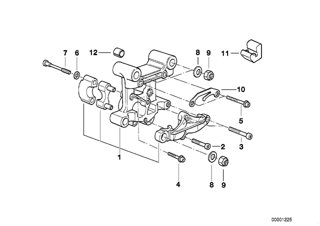 11337717442 - : Right Camshaft Supporting Bracket for BMW-Motorrad Image