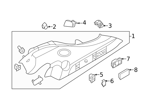 Interior Trim - Quarter Panels for 2018 Land Rover Range Rover Velar #0