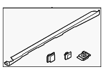87752GG000BKL - Body: Rocker Molding for Kia Image