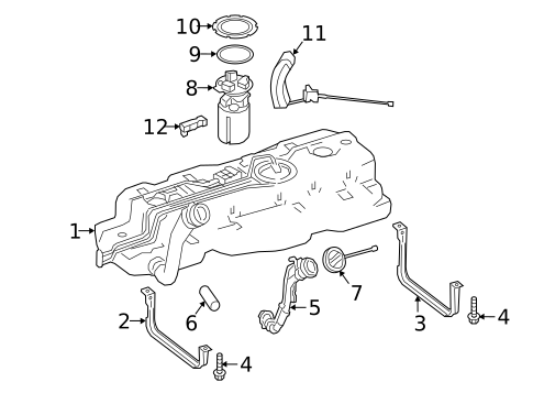 Fuel System Components for 2017 Mercedes-Benz Metris #0