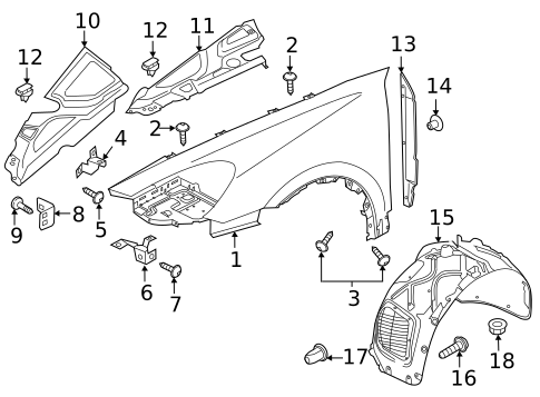 Fender & Components for 2013 Porsche Cayenne #0