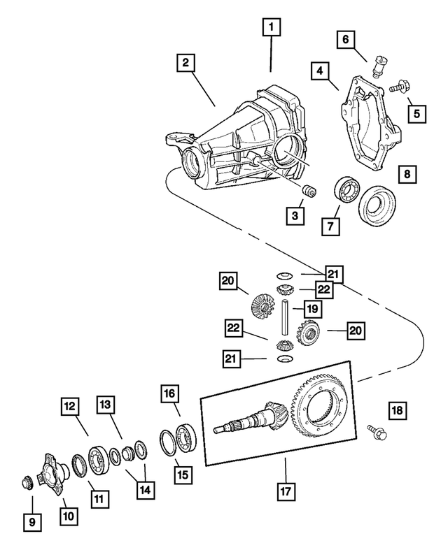 5139436AA - Rear Axle: Drive Pinion Bearing Shim for Mopar Image