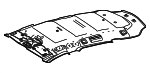 21469096011D33 - Body: Headliner for Mercedes-Benz Image
