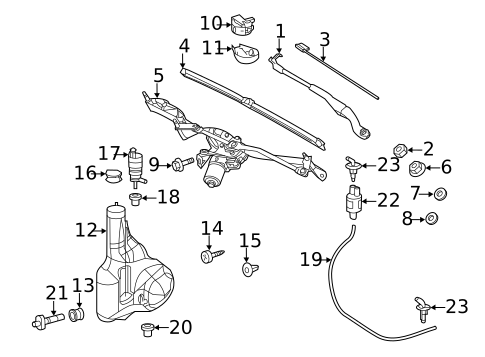 Wipers for 2012 Mercedes-Benz Sprinter 3500 #0