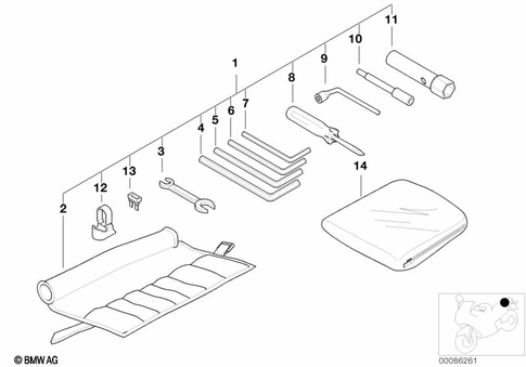Car Tool for 2004 BMW-Motorrad R 1150 R #0