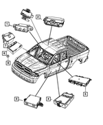 5026629AL - Electrical: Heated Seat Module for Chrysler: Town &amp; Country | Dodge: Grand Caravan | Ram: 1500, 2500, 3500, C/V Image