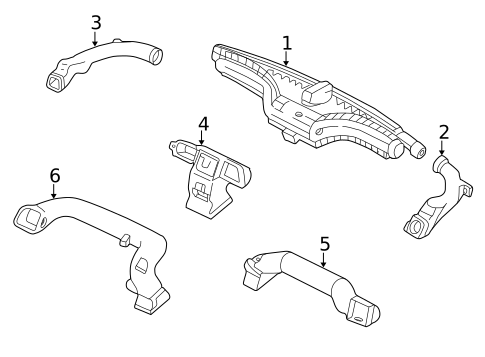 Ducts for 2001 Honda Odyssey #0