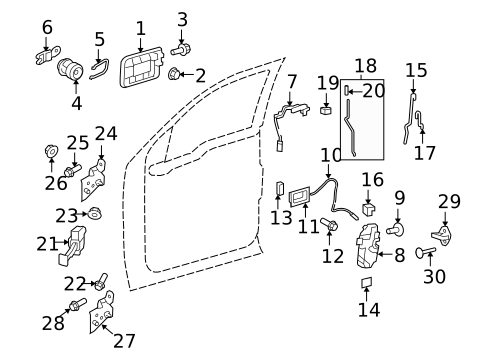 Keyless Entry Components for 2013 Ford F-150 #1