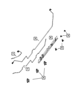68366023AB - Fuel and Accelerator Pedal: Brake &amp; Fuel Line Shield for Mopar Image