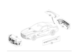 2318803604 - Outside Attachment Parts: Bumper, Front for Mercedes-Benz: SL400, SL450, SL550, SL63 AMG, SL65 AMG Image