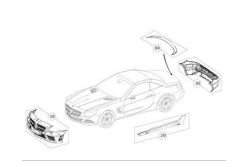 Outside Attachment Parts for 2015 Mercedes-Benz SL63 AMG #0