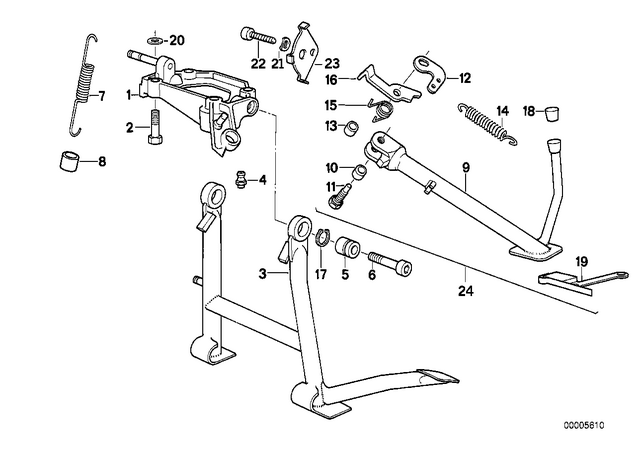 46532312787 - : Side Stand for BMW-Motorrad Image
