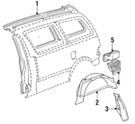 6168295D00 - : Extension for Toyota: Previa Image