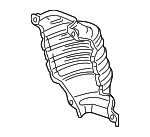 181205J6A00 - Exhaust: Heat Shield for Honda: Odyssey, Passport, Pilot, Ridgeline Image