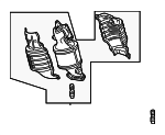 181805MRA01 - : Catalytic Converter for Honda: Odyssey Image