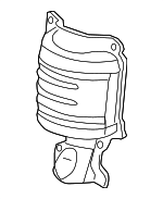 18122R70A00 - Exhaust: Heat Shield for Honda: Accord, Accord Crosstour, Crosstour, Odyssey, Passport, Pilot, Ridgeline Image