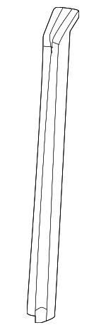 68644572AA - : Front Door Glass Run Seal, Left for Mopar Image