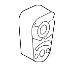 7P0253147A - Exhaust: Rear Muffler Hanger for Volkswagen Image