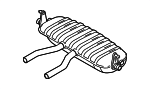 7P6253609T - Exhaust: Rear Muffler for Volkswagen Image