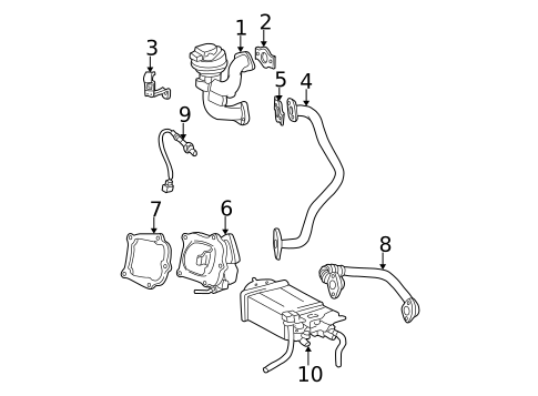 EGR System for 2003 Toyota Camry #0