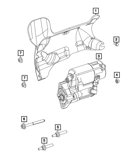 Starters for 2022 Dodge Challenger #1