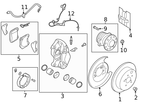 Rear Brakes for 2019 Toyota 86 #1