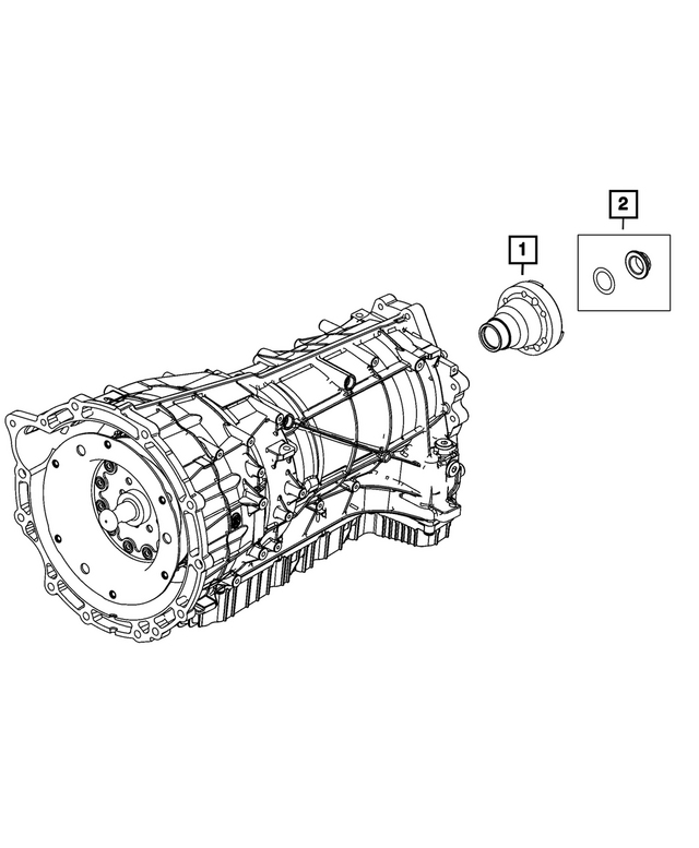 68716856AA - : Flange Lock Nut for Mopar Image