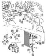 4596889AC - : A/C Liquid Line for Chrysler: 300 | Dodge: Challenger, Charger, Magnum Image