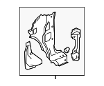 22932378 - Body: Inner Hinge Pillar for Buick: LaCrosse Image