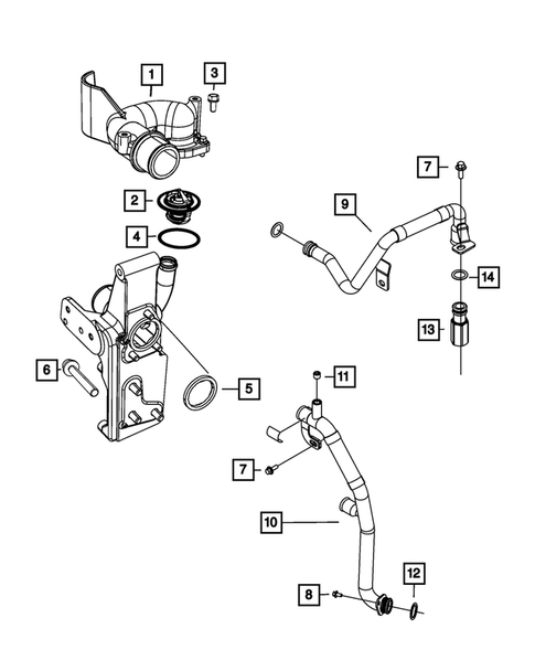 Water Pump and Related Parts for 2012 Ram 3500 #0