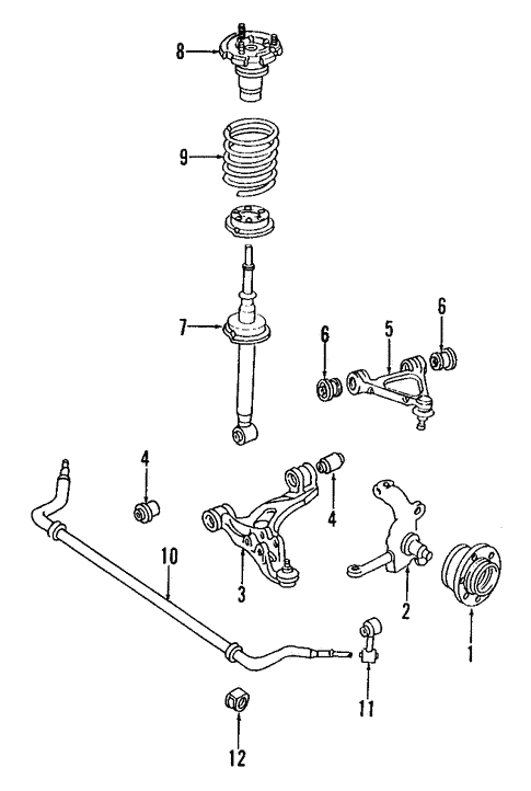 Front Suspension for 1994 Mazda RX-7 | OEM Parts Online