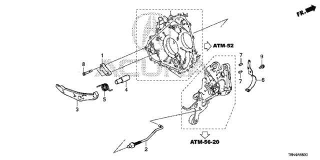 AT Parking Lever for 2018 Acura NSX #0