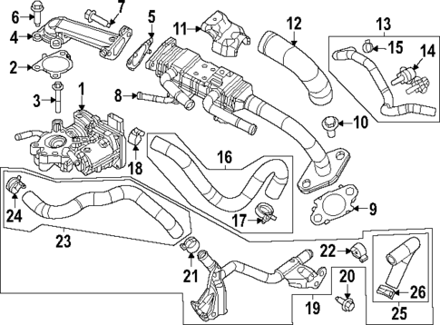 EGR System for 2023 Mazda CX-30 #0