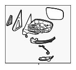 963023YM5B - : Mirror Assembly for Nissan Image
