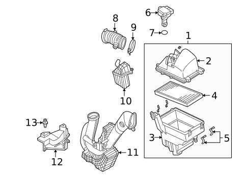 Air Intake for 2005 Mazda 3 #0