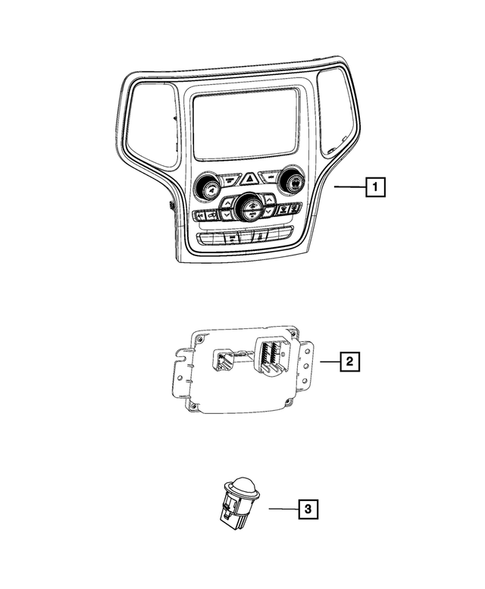 Air Conditioner and Heater Controls for 2015 Jeep Grand Cherokee #0