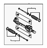 STE341 - Steering: Motorcraftâ„¢ Steering Gear for Ford: Flex, Taurus | Lincoln: MKS, MKT Image