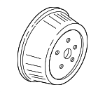 18042283 - Brakes: Drum for Chevrolet: Venture | Oldsmobile: Silhouette | Pontiac: Montana, Trans Sport Image