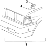 8162019465 - : Park Lamp Assembly for Toyota: Corolla Image
